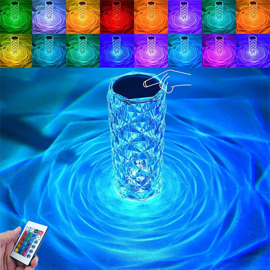 3d- crystal -multicolor lamp