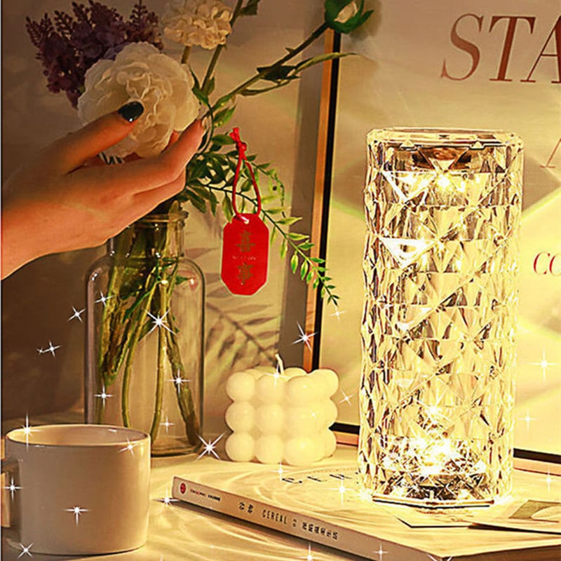 3d- crystal -multicolor lamp