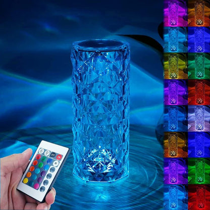 3d- crystal -multicolor lamp